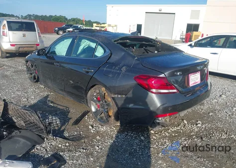 2019 Genesis G70 3.3T Advanced from USA, damaged, VIN KMTG34LE1KU043957